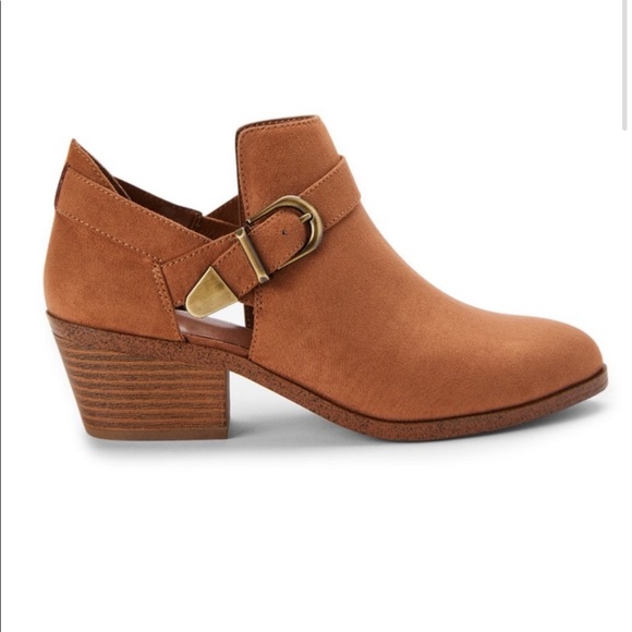 Time and Tru Memory Foam Bootie with Buckle (10) - Picture 1 of 10